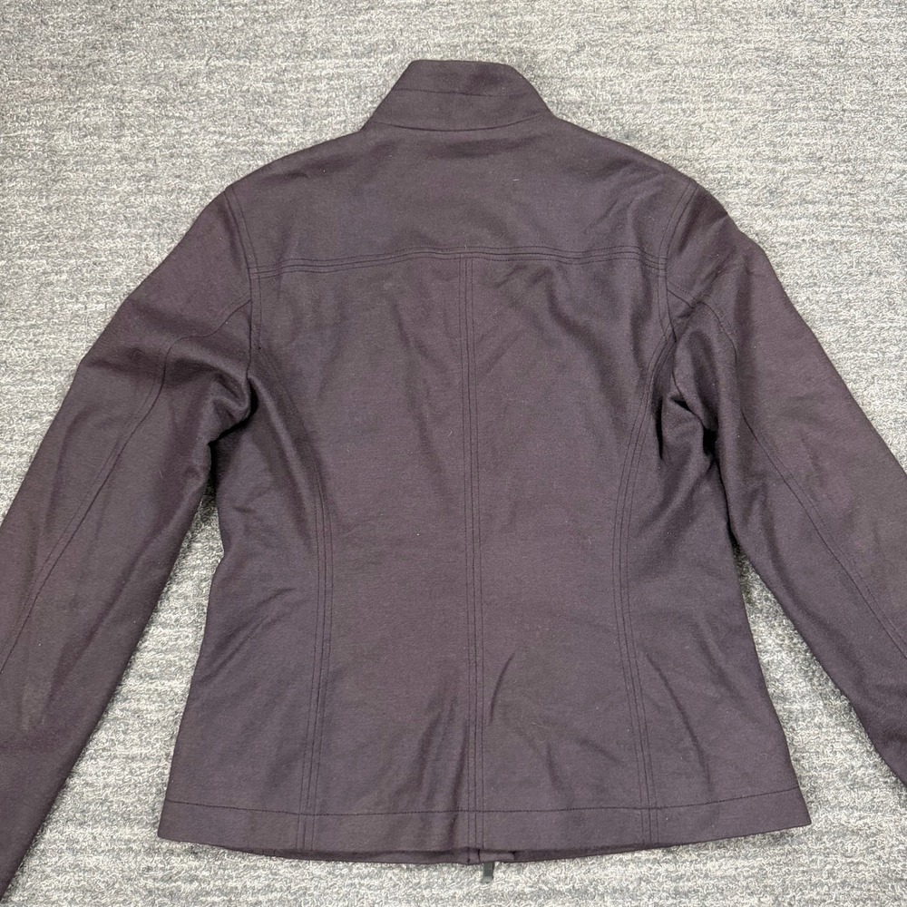Icebreaker Coastal Jacket Women Large Purple Merino Wool Full Zip Outdoor Nature - Picture 10 of 11